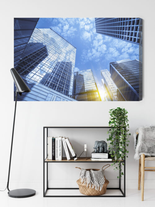 Obraz na płótnie Architektura Nowoczesne wieżowce Premium Canvas - obrazek 9