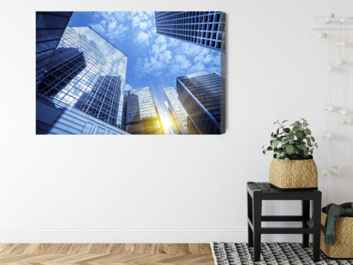 Obraz na płótnie Architektura Nowoczesne wieżowce Premium Canvas - obrazek 8