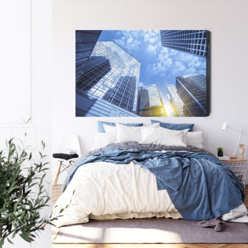 Obraz na płótnie Architektura Nowoczesne wieżowce Premium Canvas - obrazek 3