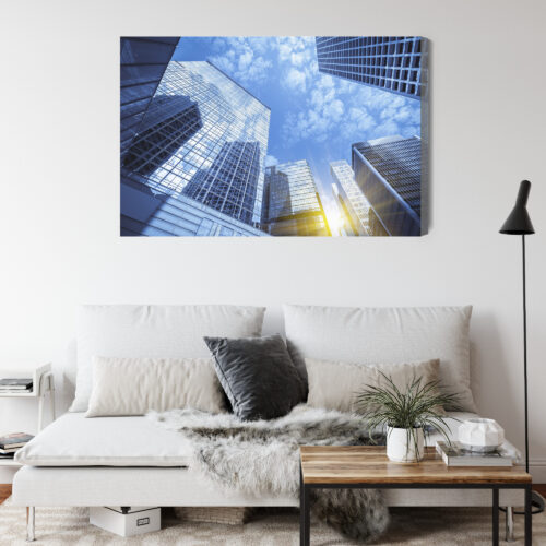 Obraz na płótnie Architektura Nowoczesne wieżowce Premium Canvas - obrazek 4