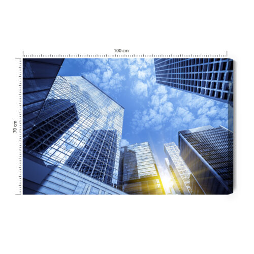 Obraz na płótnie Architektura Nowoczesne wieżowce Premium Canvas