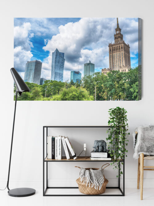 Obraz na płótnie Warszawa Skyline Nowoczesna architektura  Premium Canvas - obrazek 9