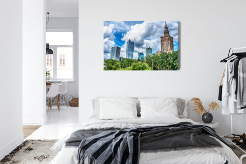 Obraz na płótnie Warszawa Skyline Nowoczesna architektura  Premium Canvas - obrazek 7