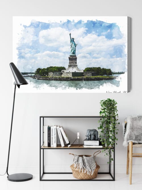 Obraz na płótnie Architektura Statua Wolności Premium Canvas - obrazek 9