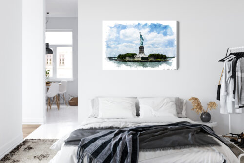 Obraz na płótnie Architektura Statua Wolności Premium Canvas - obrazek 7