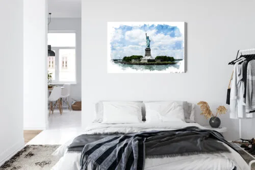Obraz na płótnie Architektura Statua Wolności Premium Canvas - obrazek 7