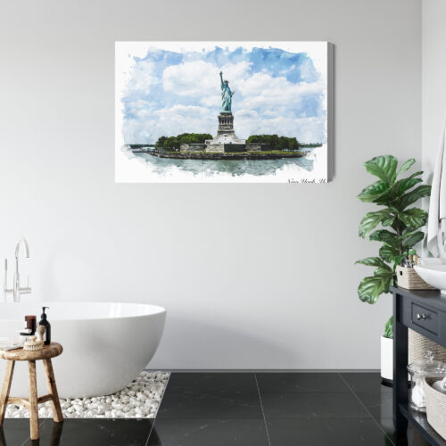 Obraz na płótnie Architektura Statua Wolności Premium Canvas - obrazek 5