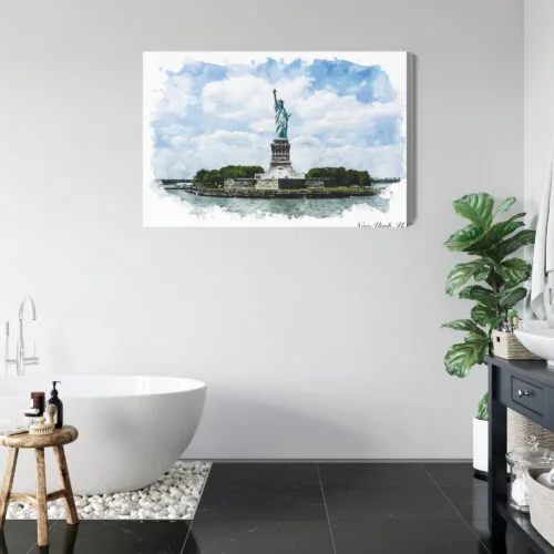 Obraz na płótnie Architektura Statua Wolności Premium Canvas - obrazek 5