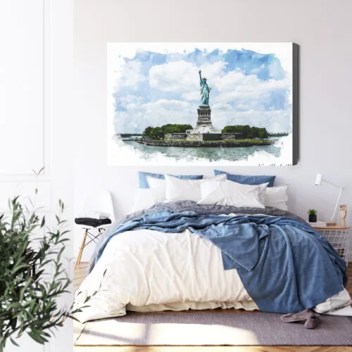 Obraz na płótnie Architektura Statua Wolności Premium Canvas - obrazek 3