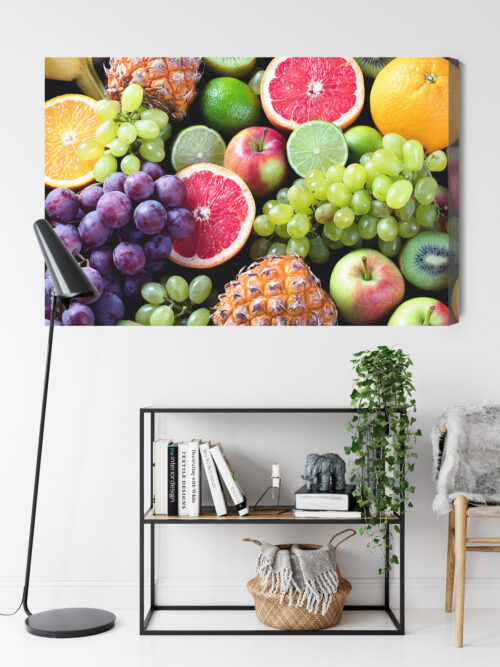 Obraz na płótnie Fotografia Kolorowe owoce Premium Canvas - obrazek 9