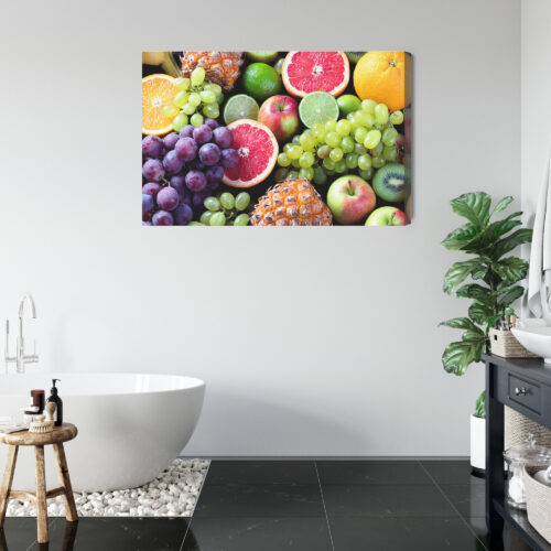 Obraz na płótnie Fotografia Kolorowe owoce Premium Canvas - obrazek 5