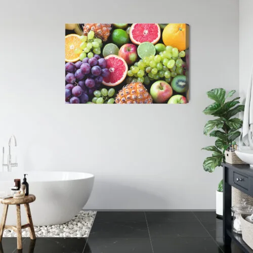 Obraz na płótnie Fotografia Kolorowe owoce Premium Canvas - obrazek 5