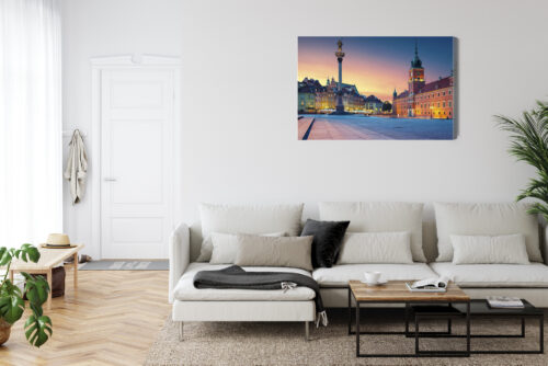 Obraz na płótnie Miasto Warszawa Stare Miasto Premium Canvas - obrazek 6