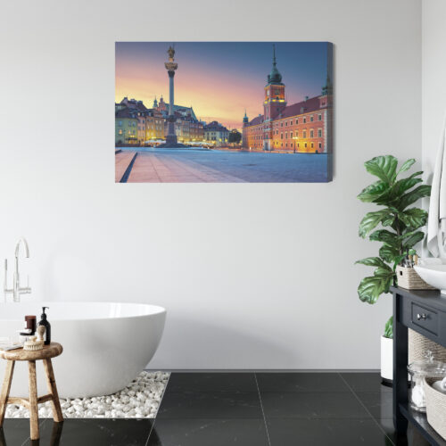 Obraz na płótnie Miasto Warszawa Stare Miasto Premium Canvas - obrazek 5