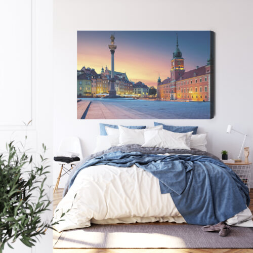 Obraz na płótnie Miasto Warszawa Stare Miasto Premium Canvas - obrazek 3