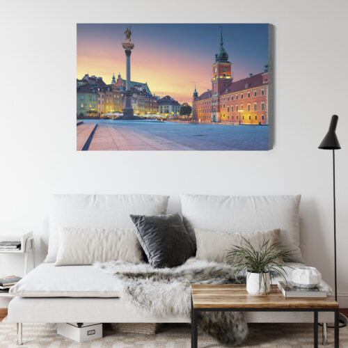 Obraz na płótnie Miasto Warszawa Stare Miasto Premium Canvas - obrazek 4