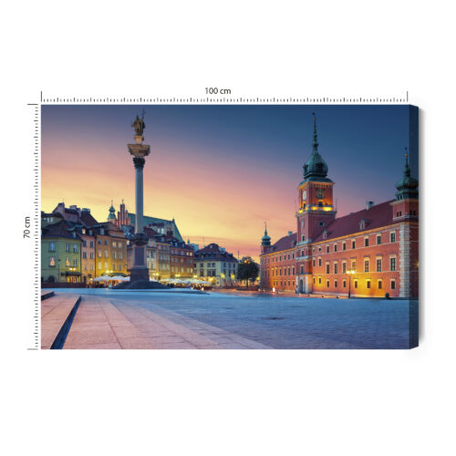 Obraz na płótnie Miasto Warszawa Stare Miasto Premium Canvas