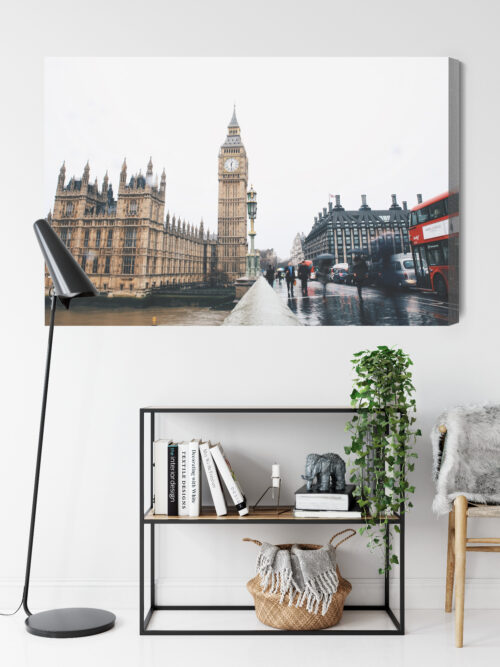 Obraz na płótnie Miasto Londyn Big Ben Premium Canvas - obrazek 9