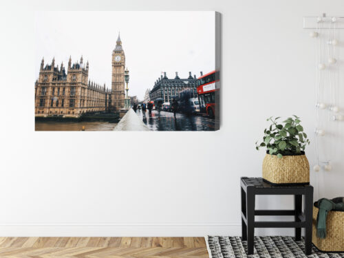 Obraz na płótnie Miasto Londyn Big Ben Premium Canvas - obrazek 8