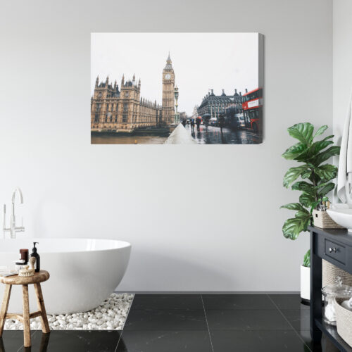 Obraz na płótnie Miasto Londyn Big Ben Premium Canvas - obrazek 5