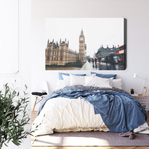 Obraz na płótnie Miasto Londyn Big Ben Premium Canvas - obrazek 3