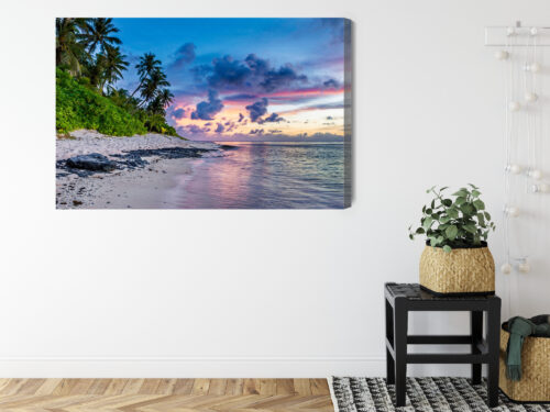 Obraz na płótnie Natura Tropikalna plaża Premium Canvas - obrazek 8