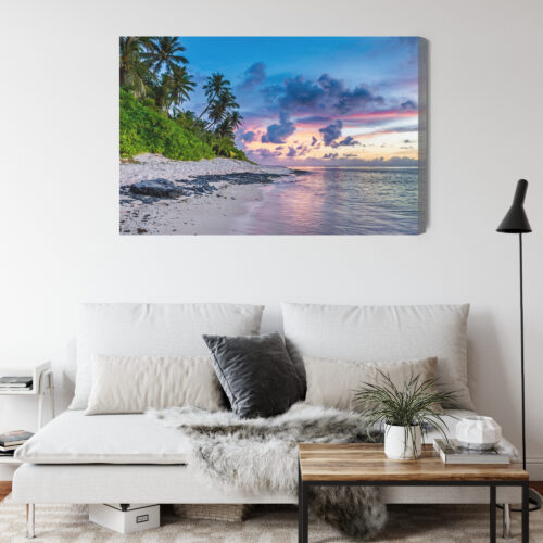 Obraz na płótnie Natura Tropikalna plaża Premium Canvas - obrazek 4