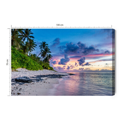 Obraz na płótnie Natura Tropikalna plaża Premium Canvas