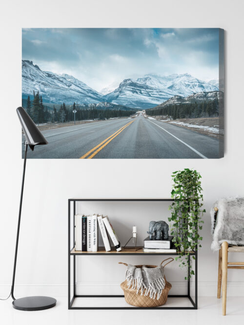 Obraz na płótnie Natura Droga w górach Premium Canvas - obrazek 9