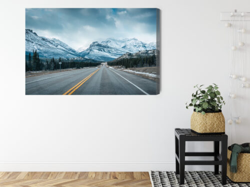 Obraz na płótnie Natura Droga w górach Premium Canvas - obrazek 8