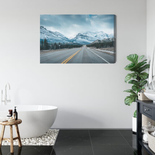 Obraz na płótnie Natura Droga w górach Premium Canvas - obrazek 5