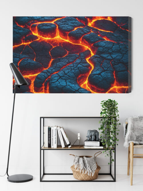 Obraz na płótnie Wulkan Lawa Premium Canvas - obrazek 9