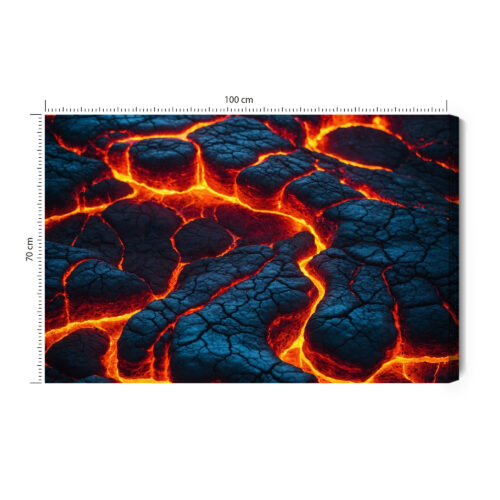 Obraz na płótnie Wulkan Lawa Premium Canvas