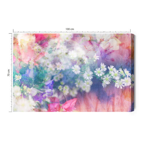 Obraz na płótnie Kwiaty Artystyczna kompozycja Premium Canvas