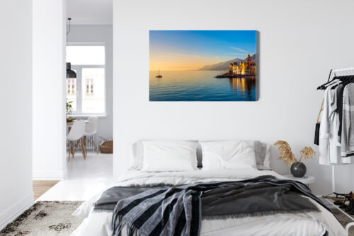 Obraz na płótnie Architektura Włoskie miasteczko Premium Canvas - obrazek 7