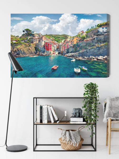 Obraz na płótnie Miasto Riomaggiore Włochy Premium Canvas - obrazek 9