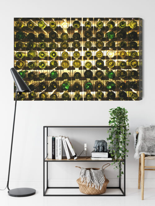 Obraz na płótnie Wino Butelki Premium Canvas - obrazek 9
