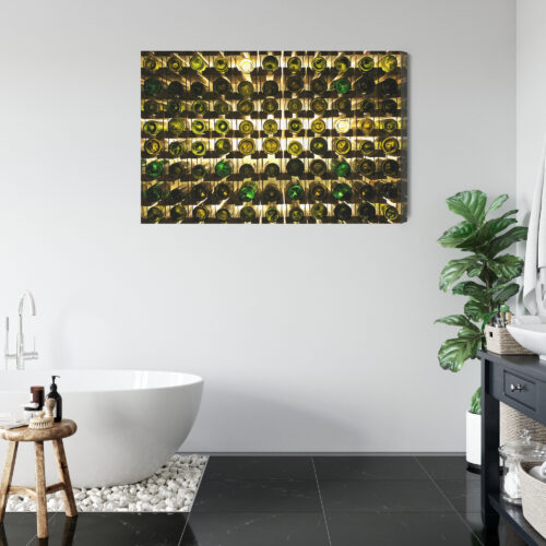 Obraz na płótnie Wino Butelki Premium Canvas - obrazek 5