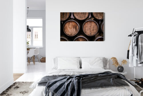 Obraz na płótnie Wino Beczki Premium Canvas - obrazek 7