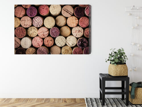 Obraz na płótnie Wino Korki Premium Canvas - obrazek 8