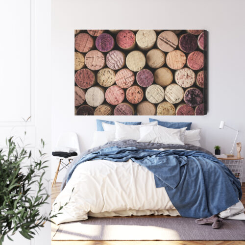 Obraz na płótnie Wino Korki Premium Canvas - obrazek 3