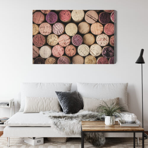 Obraz na płótnie Wino Korki Premium Canvas - obrazek 4