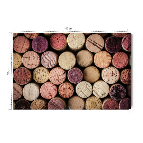 Obraz na płótnie Wino Korki Premium Canvas