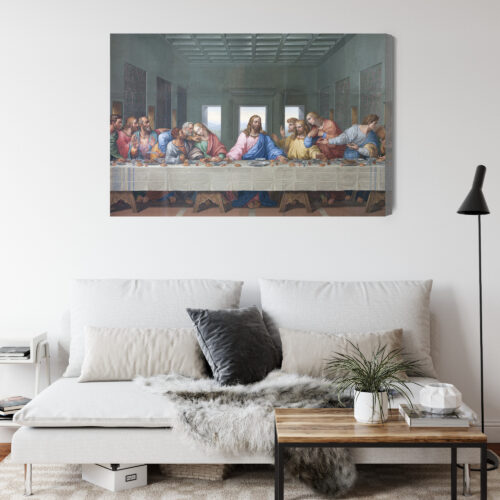 Obraz na płótnie Klasycyzm Ostatnia Wieczerza Leonarda da Vinci Premium Canvas - obrazek 4