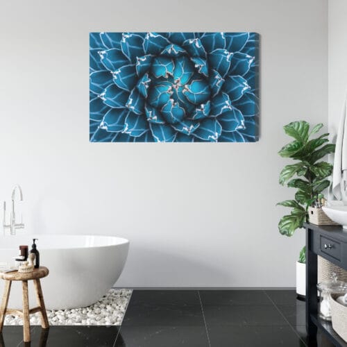 Obraz na płótnie Natura Symetryczna agawa z góry Premium Canvas - obrazek 5