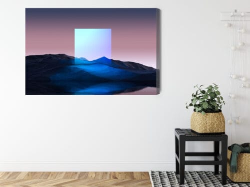 Obraz na płótnie Pejzaż Geometryczny portal Premium Canvas - obrazek 8