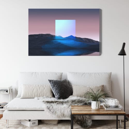 Obraz na płótnie Pejzaż Geometryczny portal Premium Canvas - obrazek 4