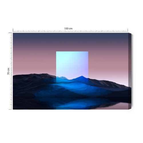 Obraz na płótnie Pejzaż Geometryczny portal Premium Canvas