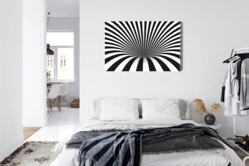 Obraz na płótnie Abstrakcja Czarna spirala Premium Canvas - obrazek 7
