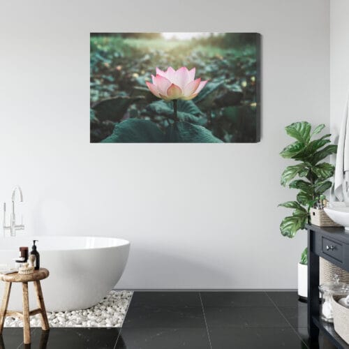Obraz na płótnie Natura Kwiat lotosu Premium Canvas - obrazek 5
